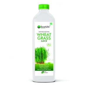 Scorlife Wheat Grass Juice with Aloevera & Amla 1000ml.